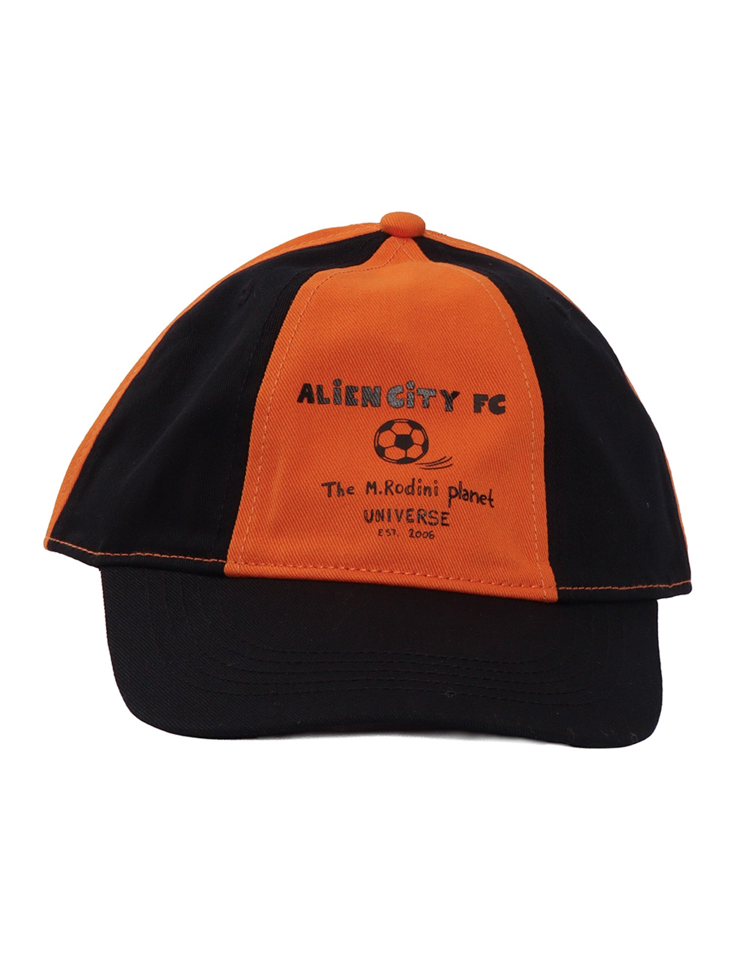 Alien City FC emb soft cap Orange Organic Cotton Hat