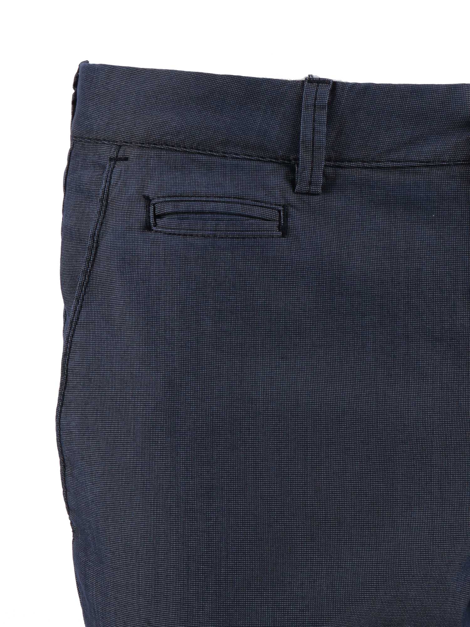 TROUSERS Blue Tencel Polyester Spandex Pant