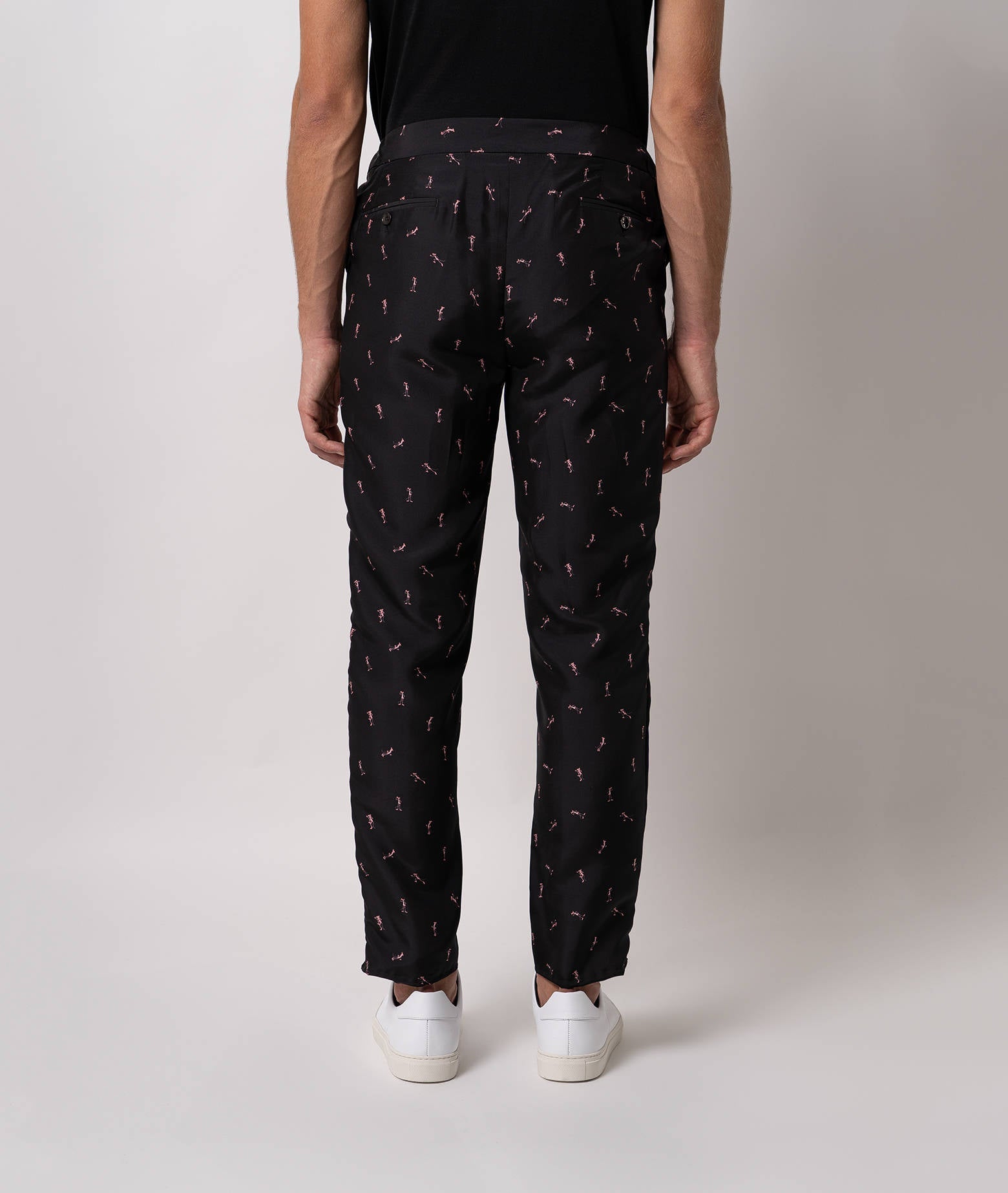 Trousers Pink Panther Black Da Definire