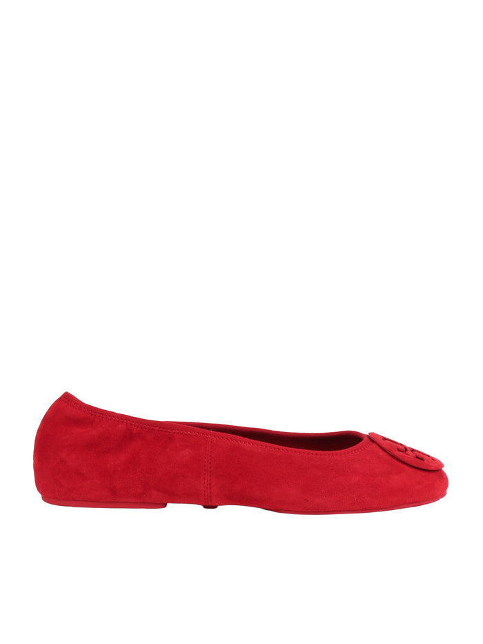 Reva Travel Ballet Red Flat Shoes