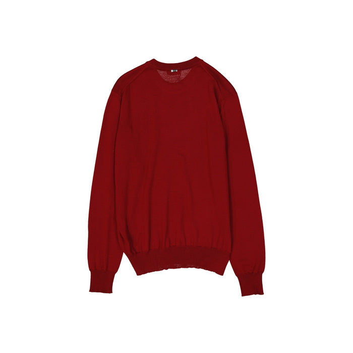 Herno Wool Pullover Red Virgin