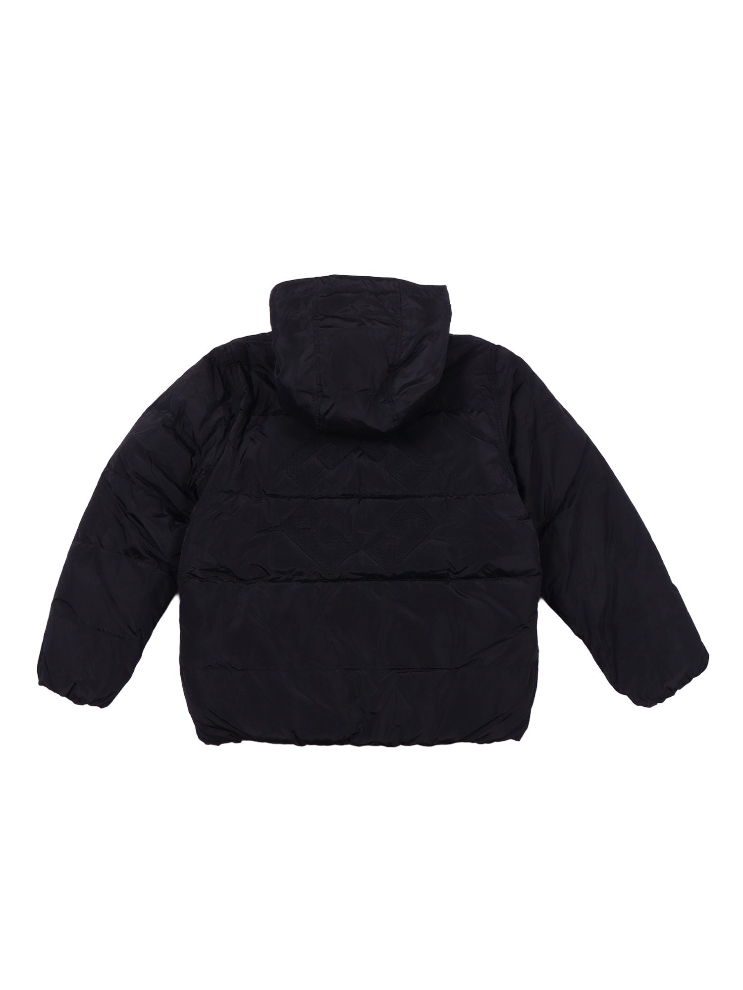 Down Jacket Black Short Puffer