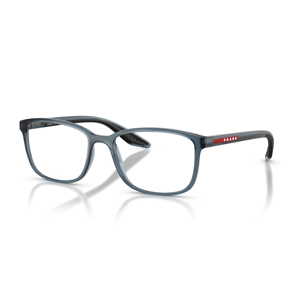 Prada Linea Rossa PS 07RV CZH1O1 Azzurro Trasparente Blu Injected Occhiali Da Vista