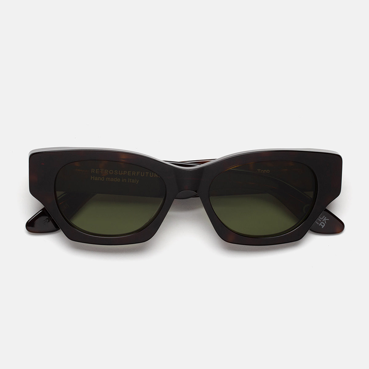 Retrosuperfuture TONO 3627 Havana Green Marrone Acetate Occhiali Da Sole