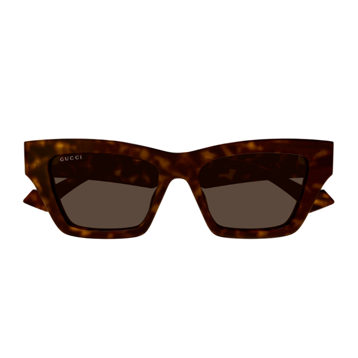 Gucci GG1753S Linea Emblem 002 Havana Brown Recycled Acetate Occhiali Da Sole
