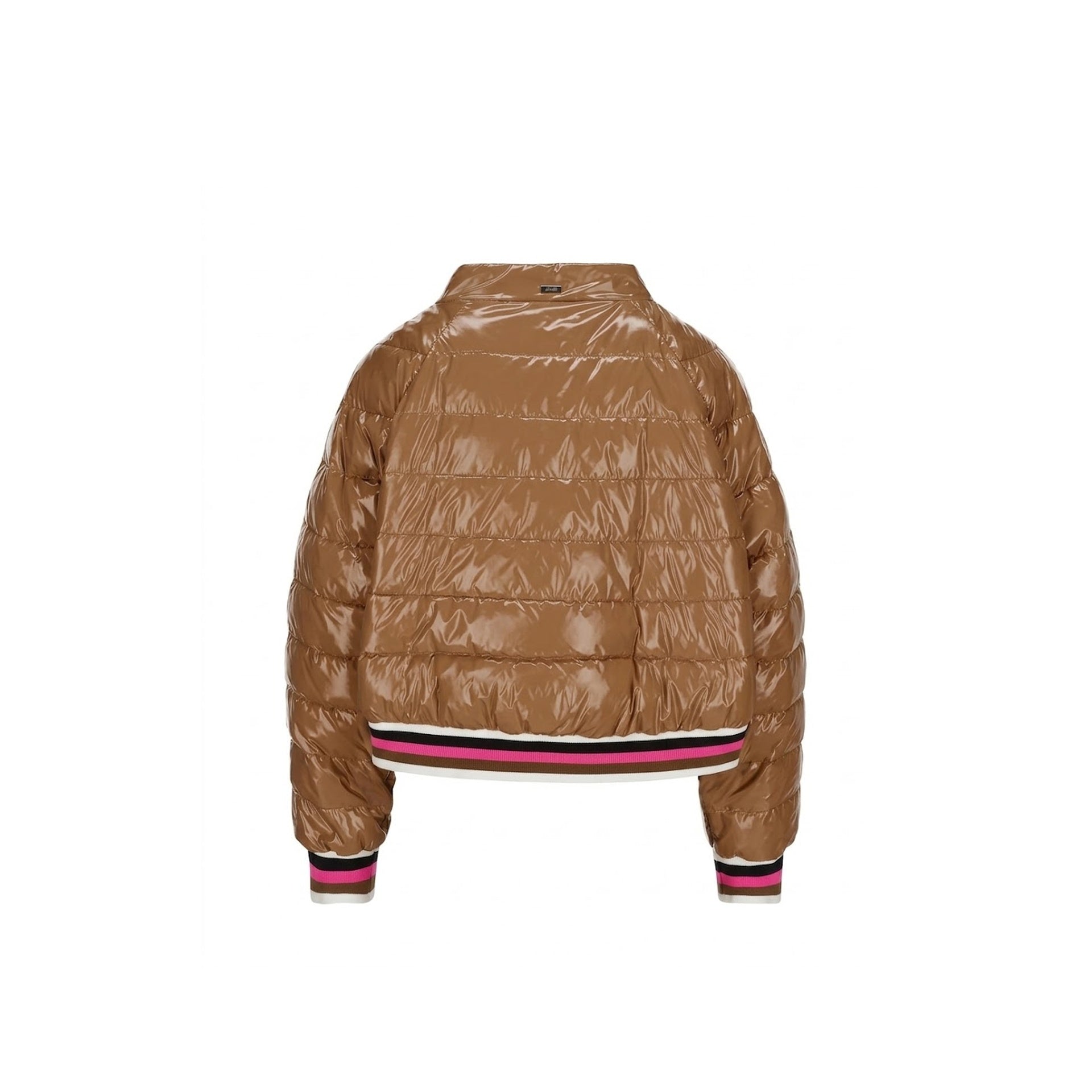 Herno Down Jacket Brown Polyamide
