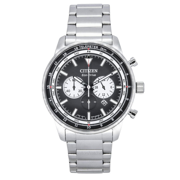 Citizen Stainless steel case and bracelet watch in black