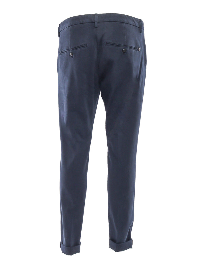 Gaubert Pants Blue Cotton Polyester Elastane Jean
