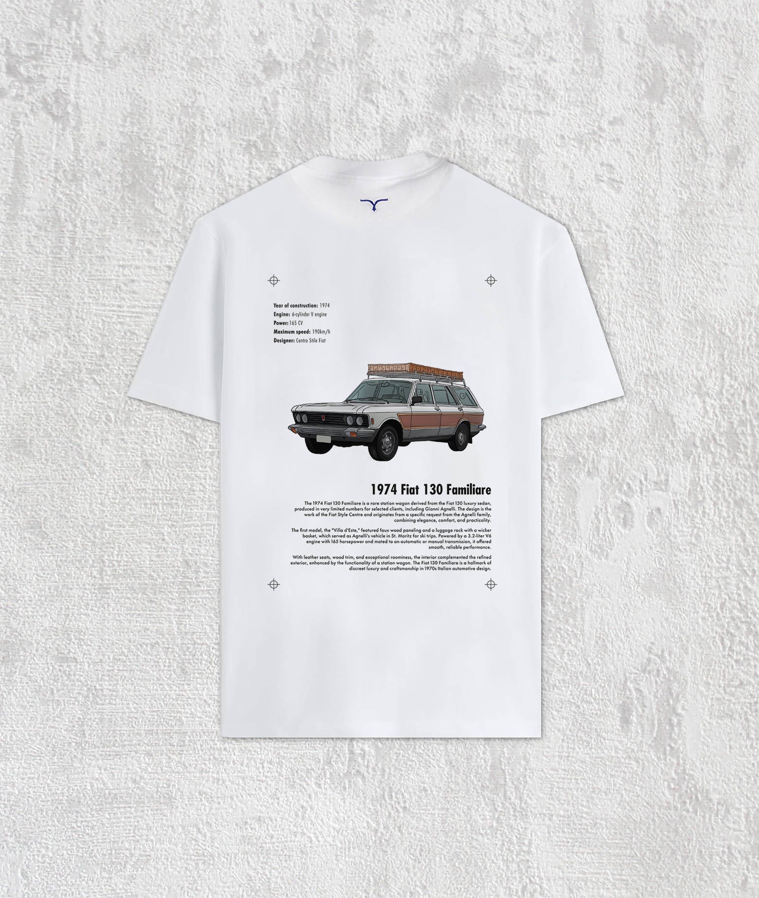 The Automotive Gallery - 12. 1974 Fiat 130 Familiare White