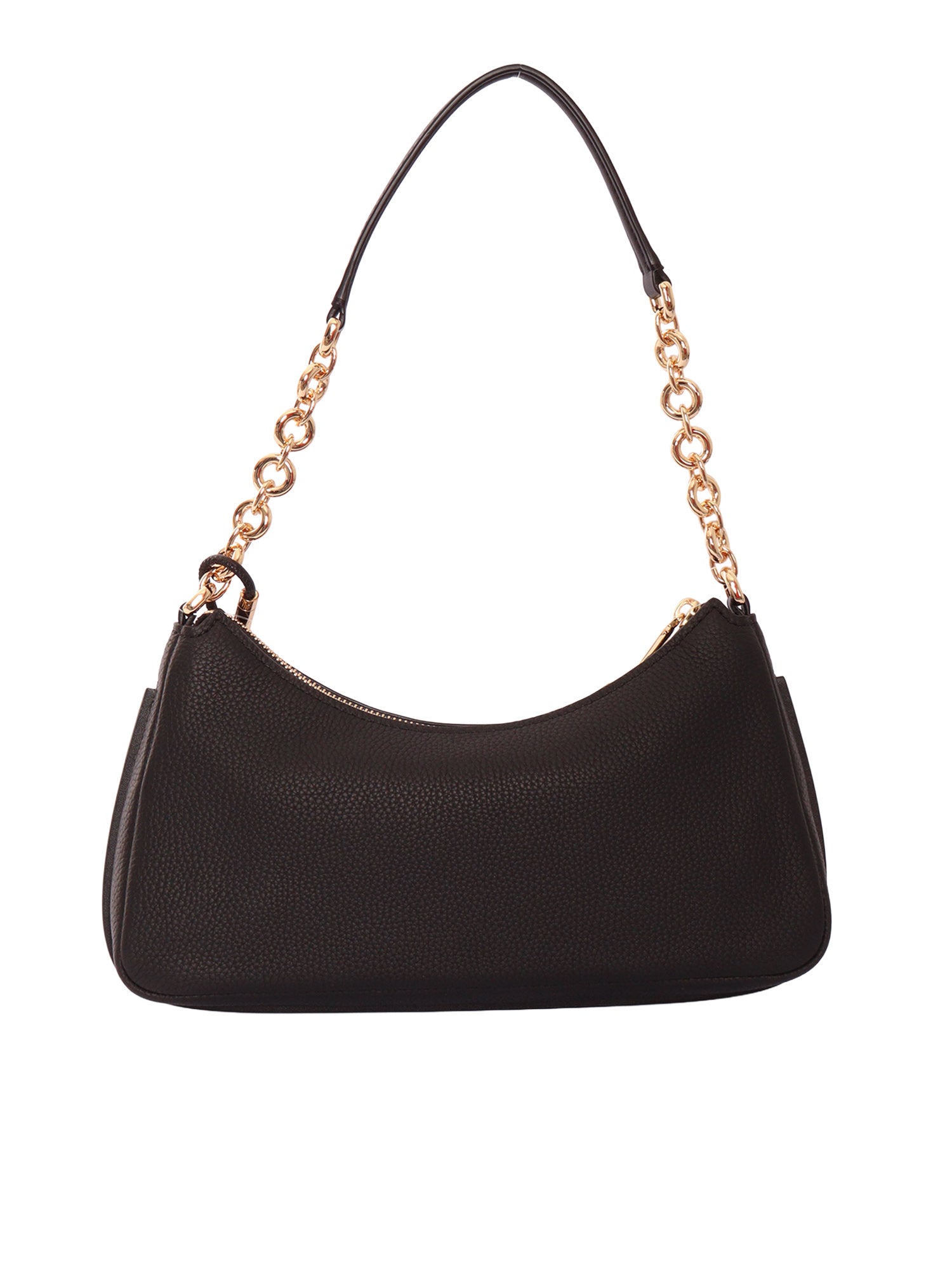 MD CHAIN POUCHETTE Black Cow Leather Handbag