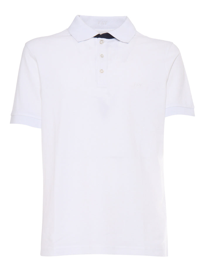 PIQUET POLO White Cotton Elastane Shirt