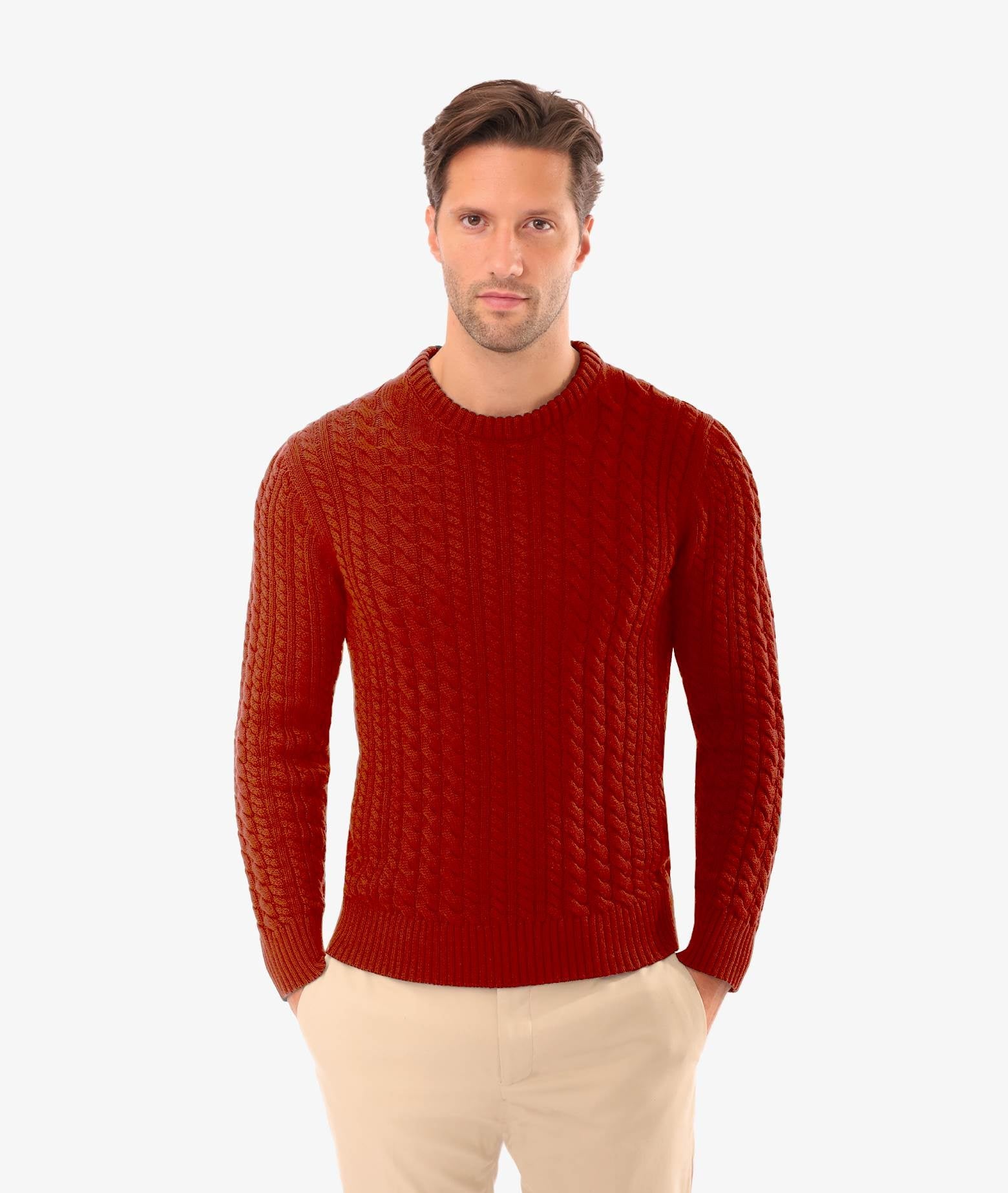 Cotton Sweater Bali Lightblue Maglieria Dis/lav Pesante