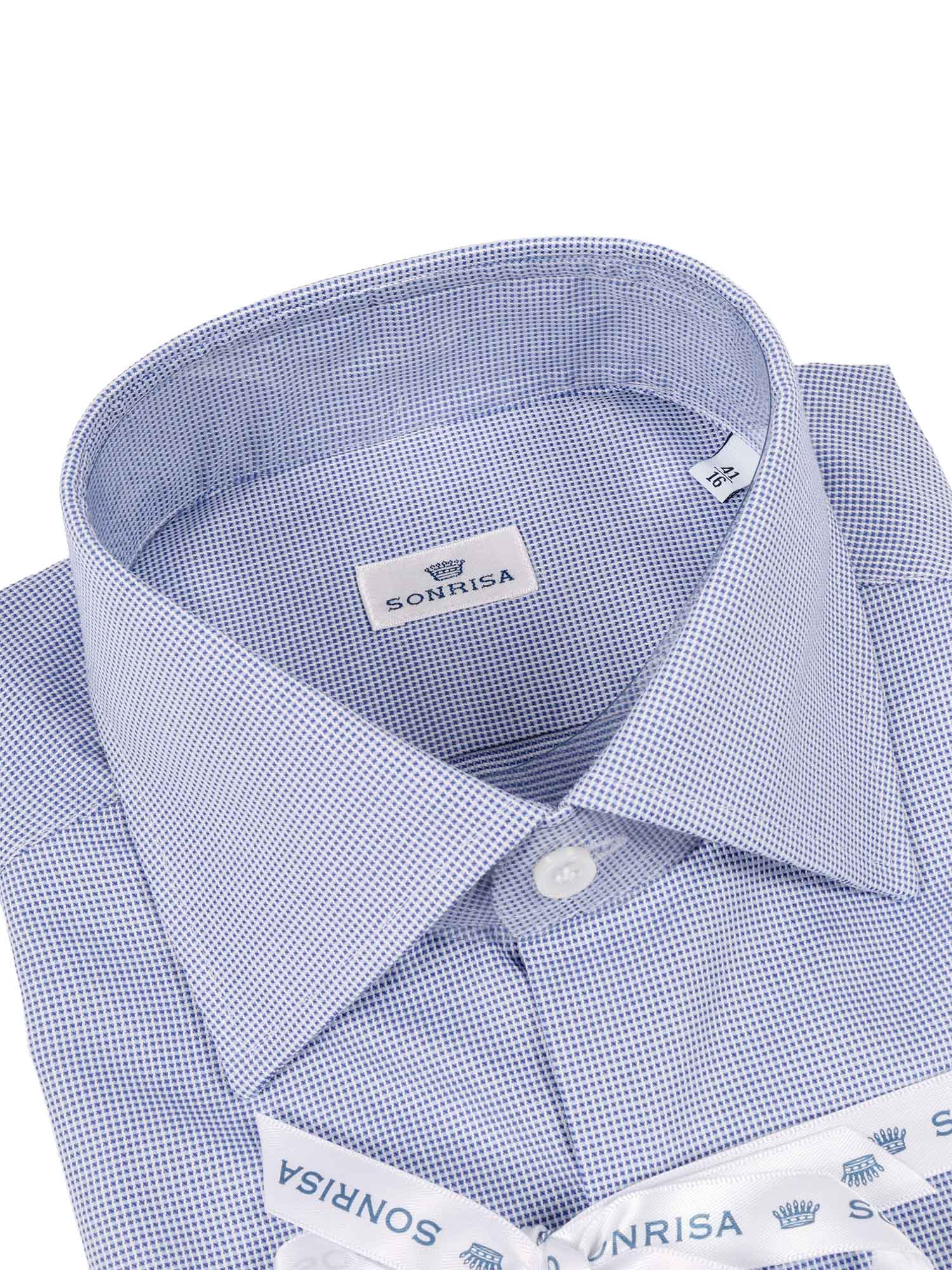 Mens Shirt Light Blue Cotton