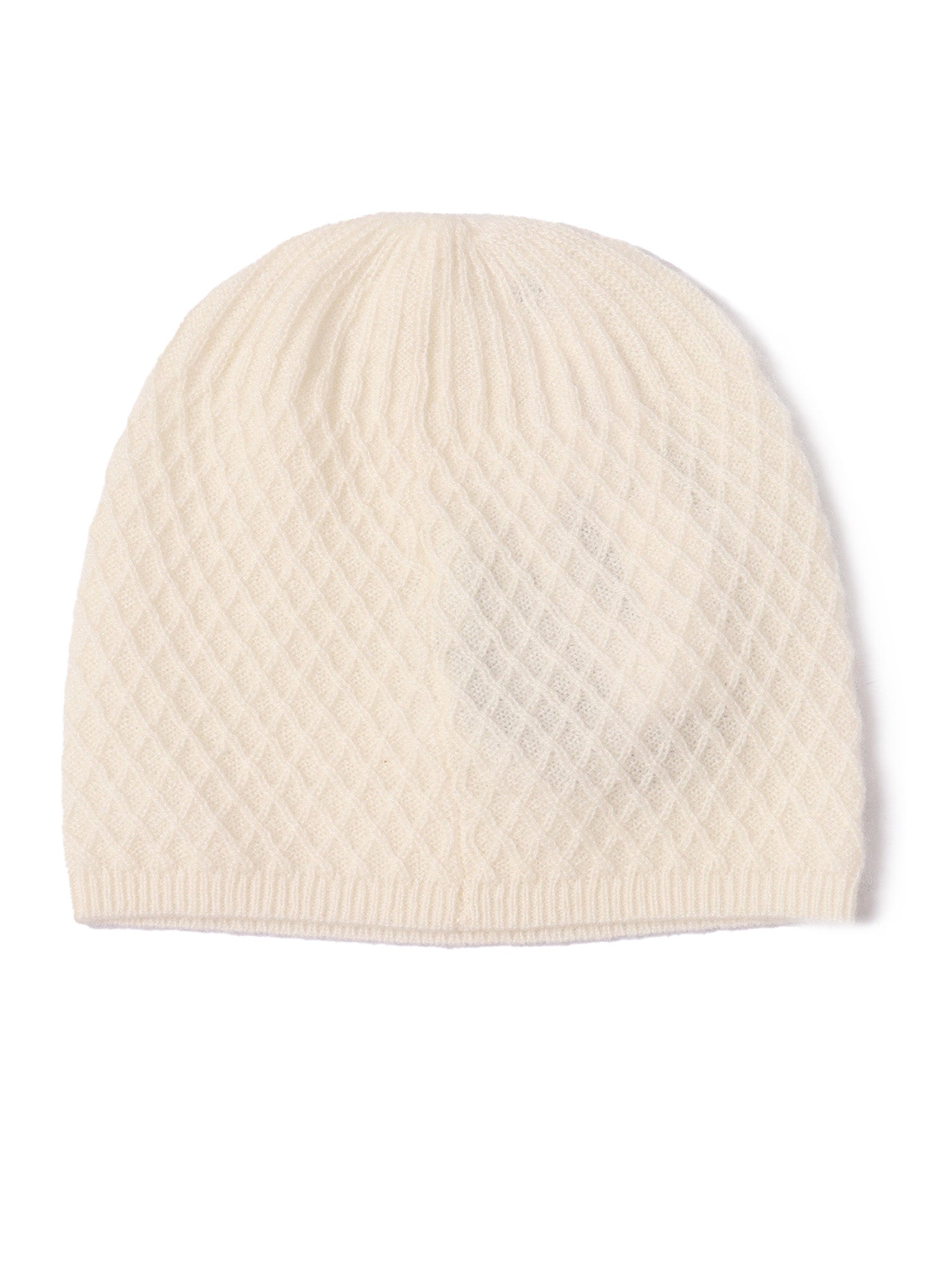 Hat White Cashmere