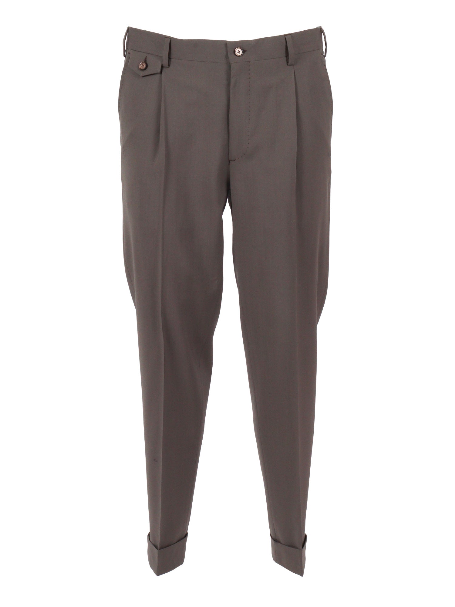 Trousers Grey Virgin Wool Pant