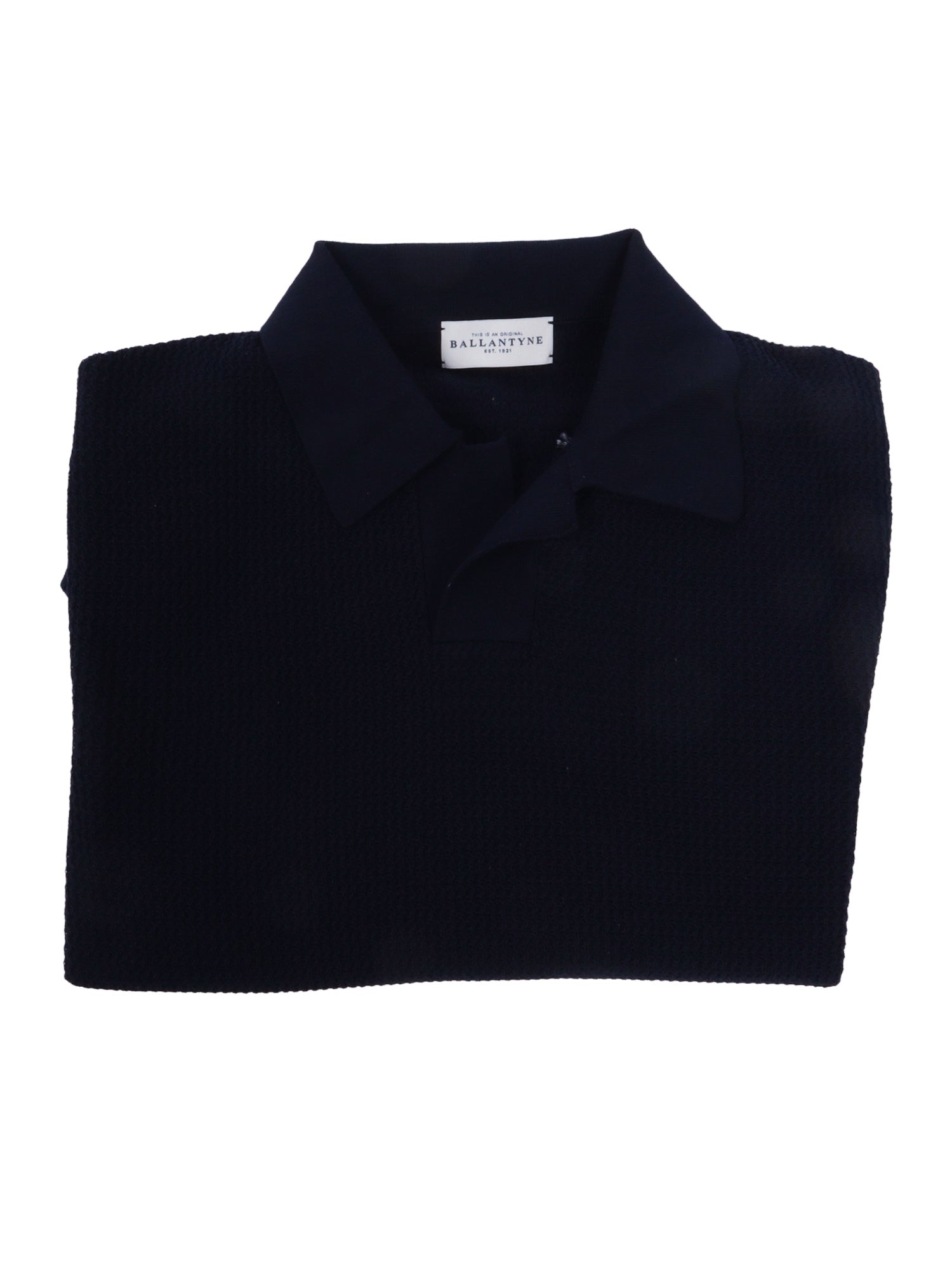 Short Sleeve Polo Blue Cotton Sleeves