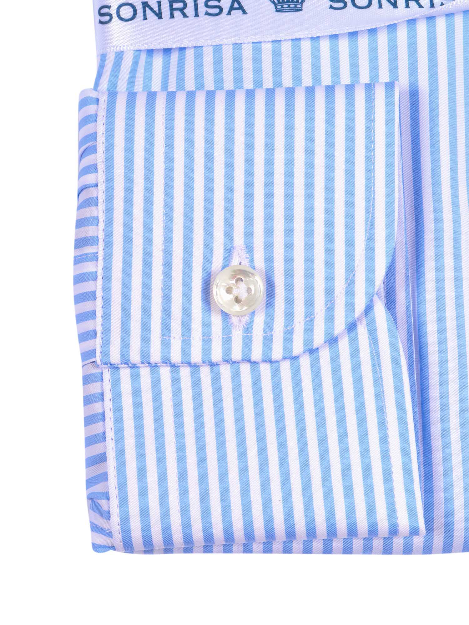 Mens Shirt Light Blue Cotton
