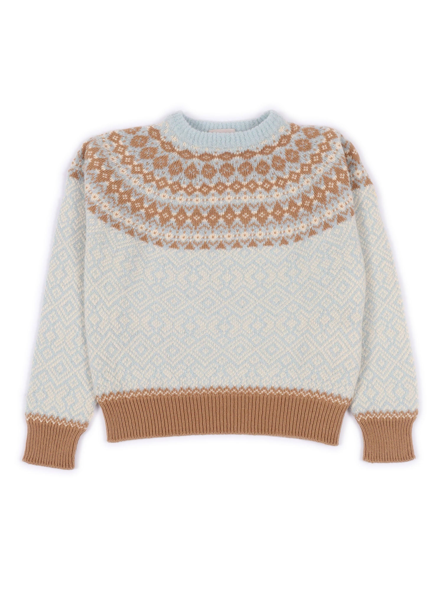 CREW NECK Light Blue Crewneck