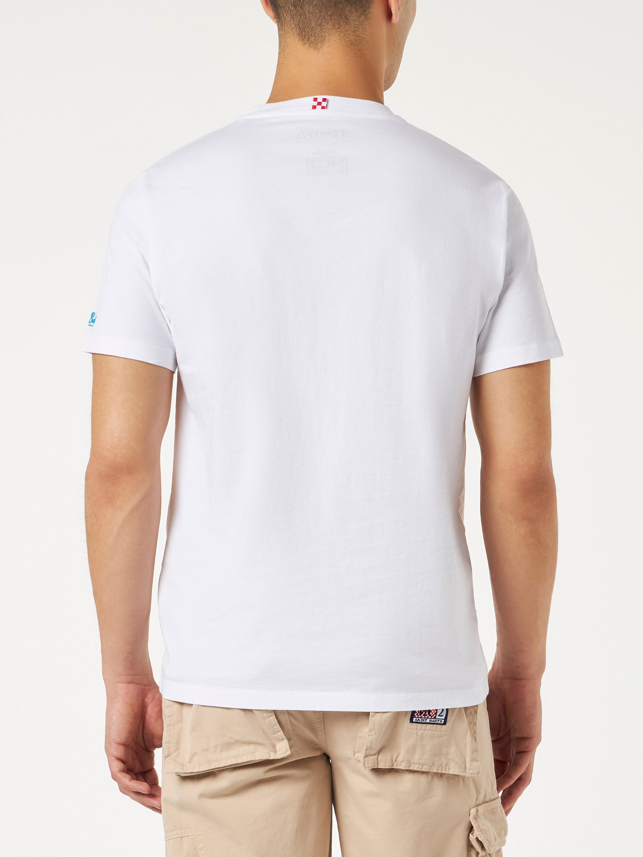 Cotton T-Shirt With Calippo Anyone? Embroidery| Algida® Special Edition White