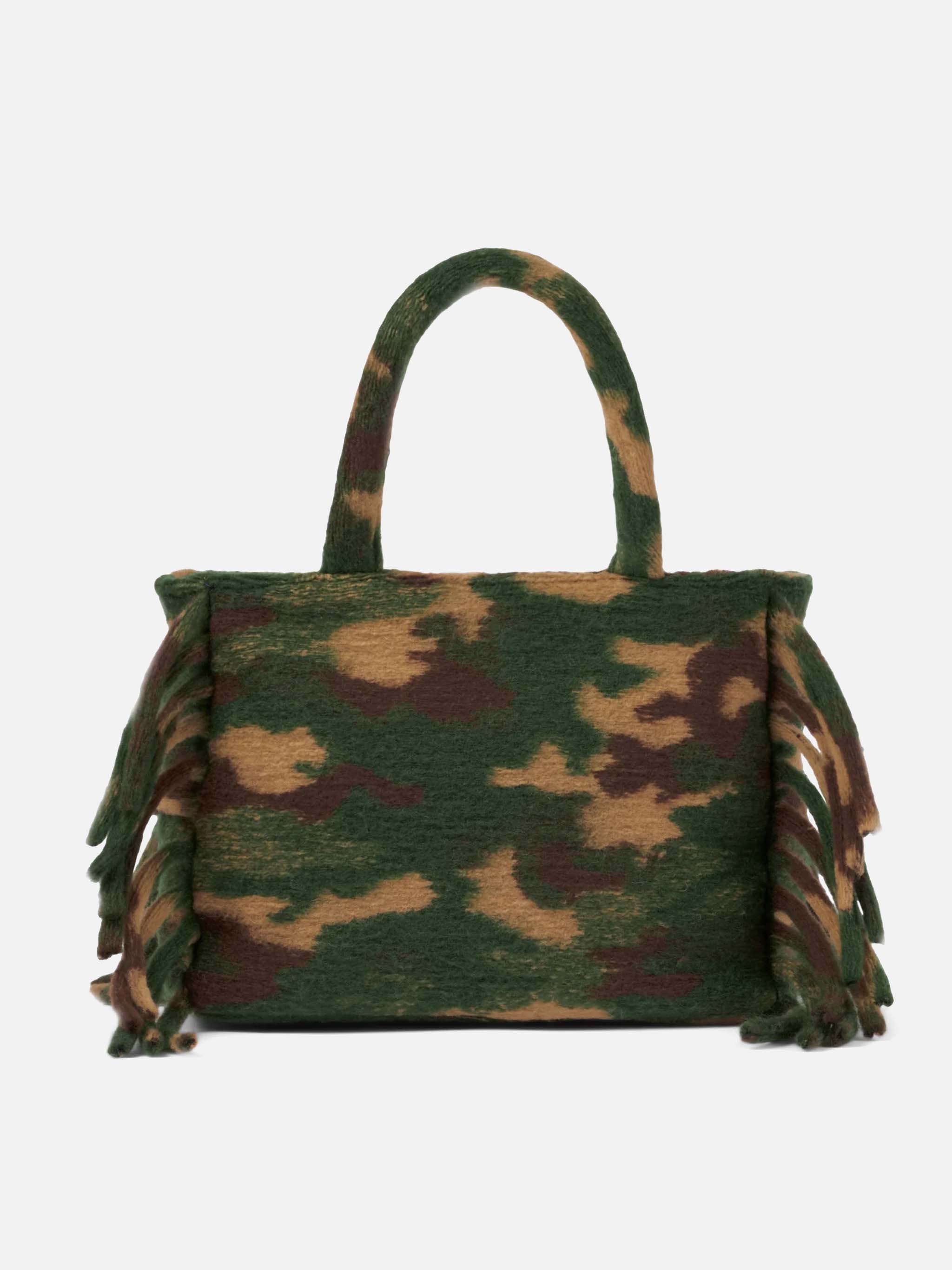 Colette Blanket Handbag With Camouflage Print Bag