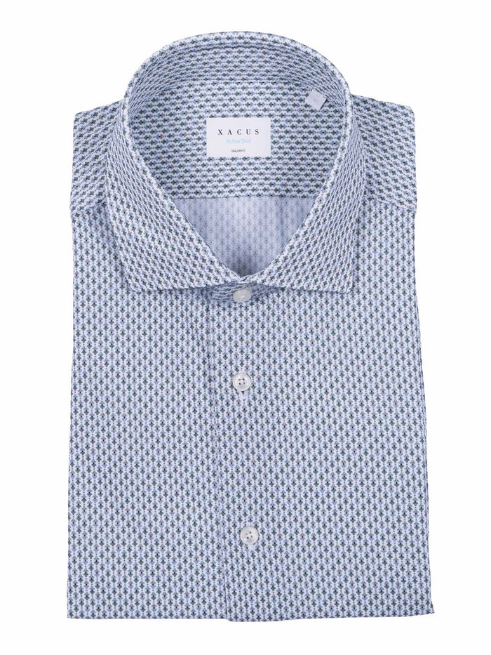 Shirt Blue Polyamide Elastane