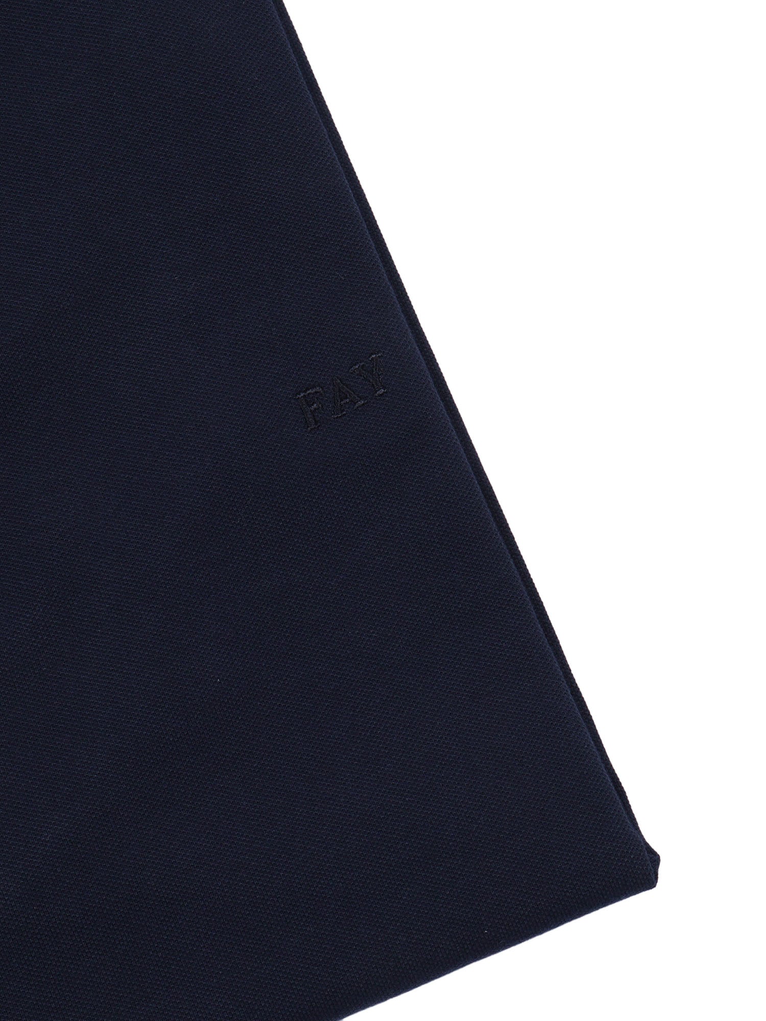 PIQUET STRETCH POLO Blue Cotton Elastane Shirt