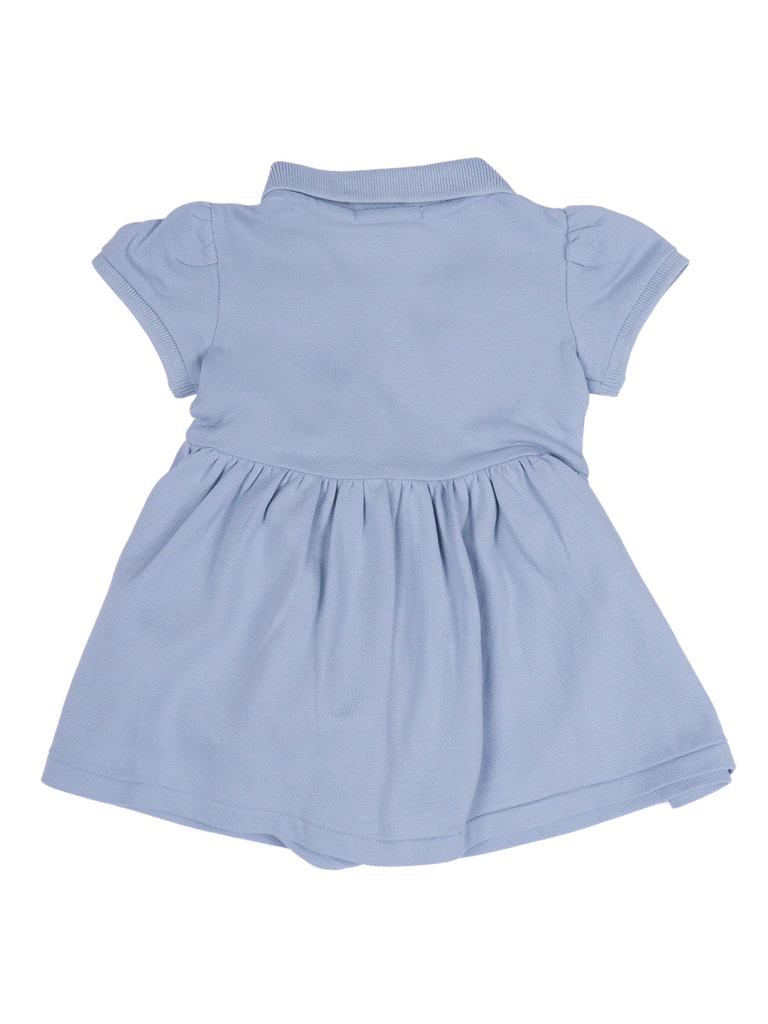Polowaistdrs-Dresses-Day Dress Blue Cotton Elastane