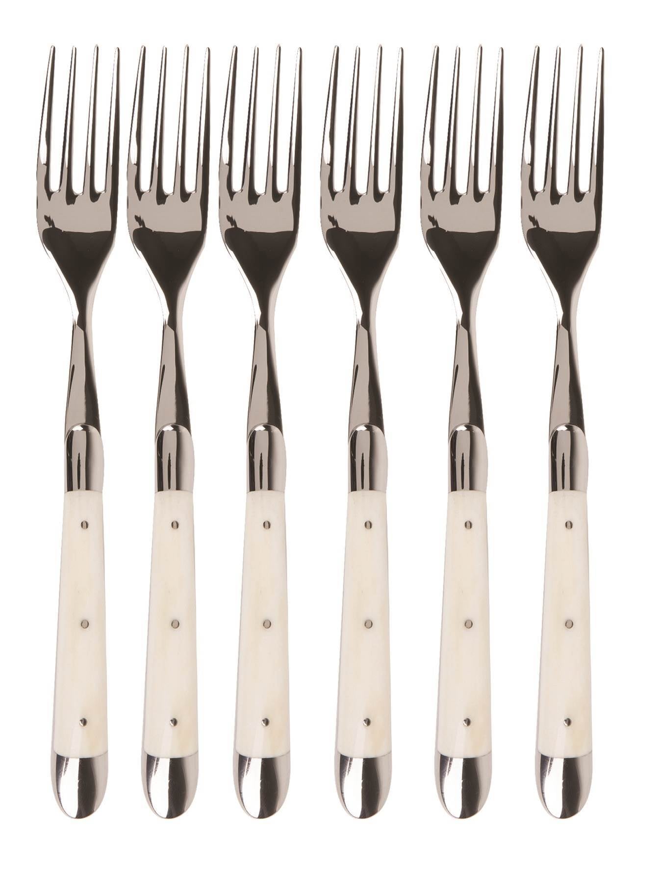Table Forks Bœufs Blancs White Cutlery