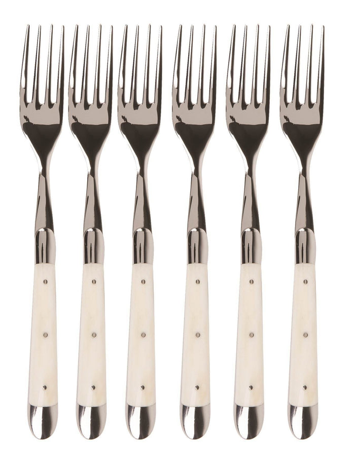 Table Forks Bœufs Blancs White Cutlery