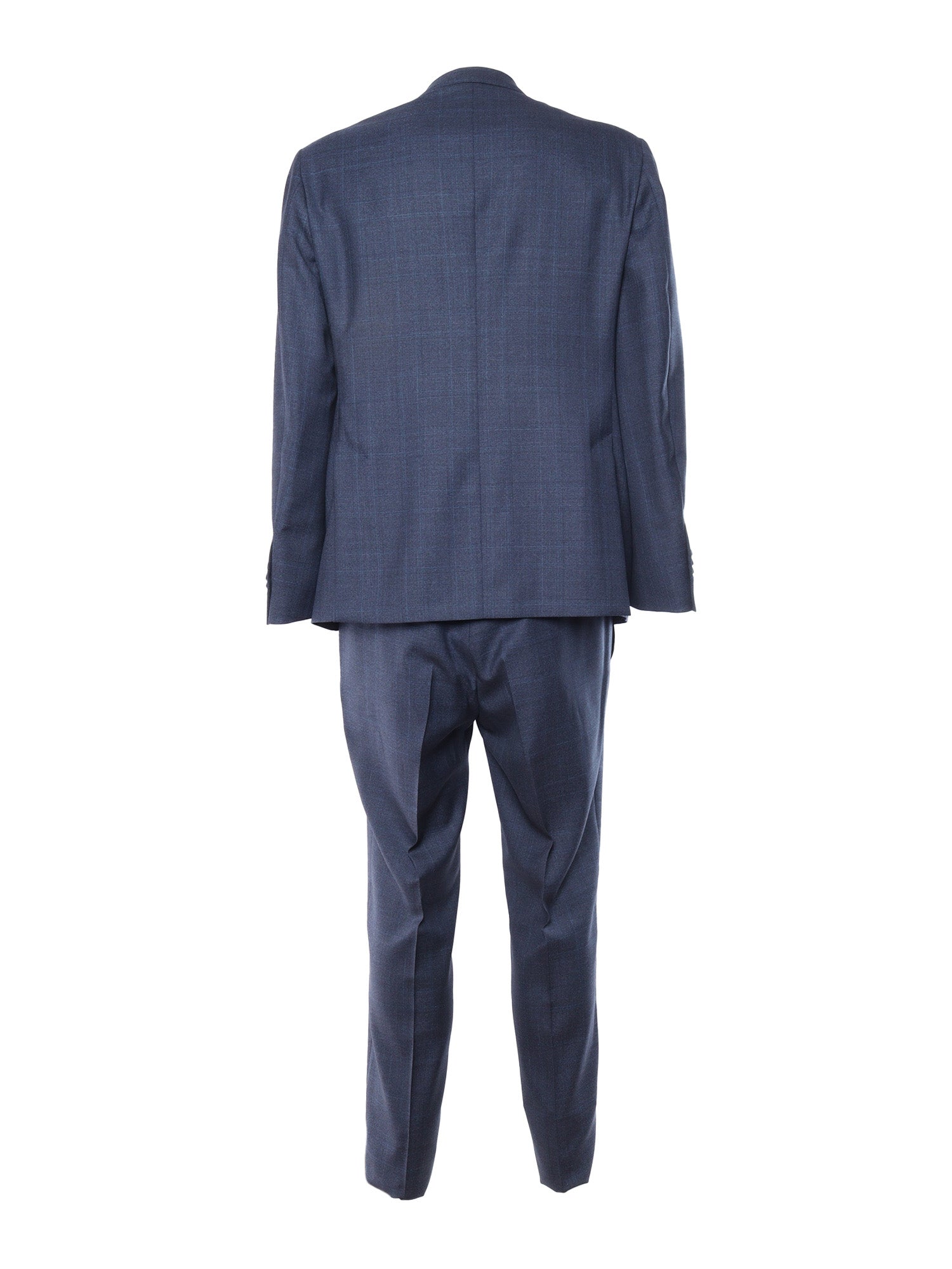 Suit Blue Virgin Wool Jacket