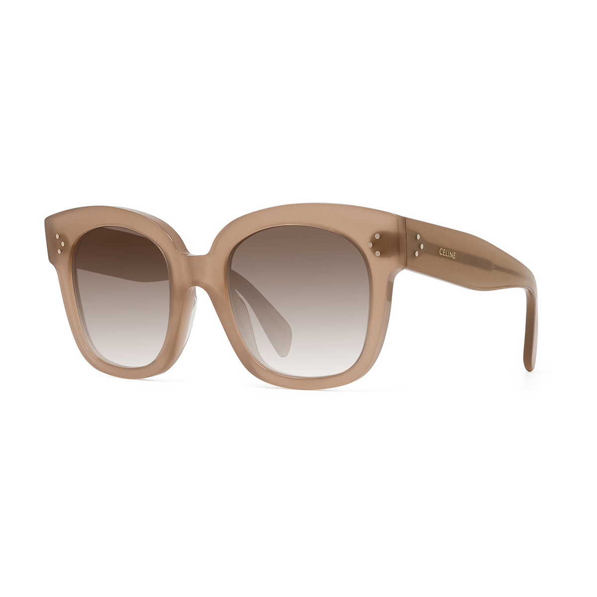 Celine CL4002UN 3 Dots 45F Marrone Opalino Rosa Acetate Occhiali Da Sole