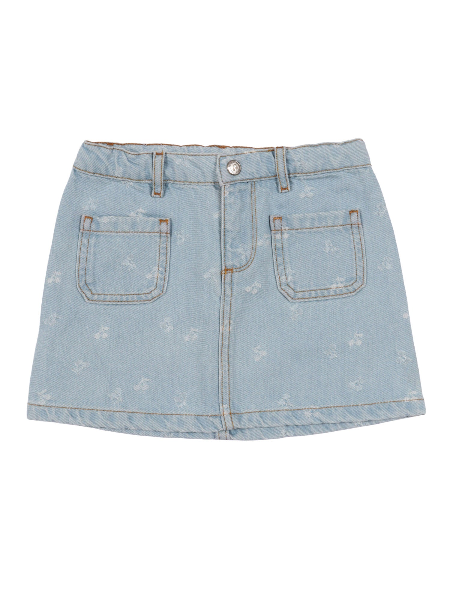 TISON SKIRT Light Blue Cotton