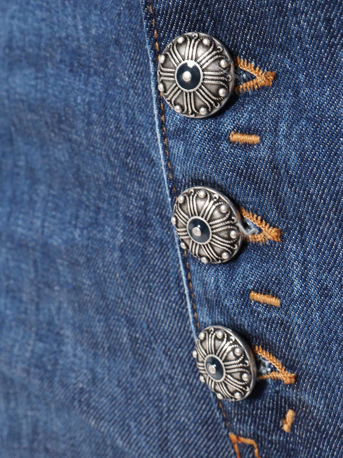 KOONS GIOIELLO PANTS Blue Lyocel Jean