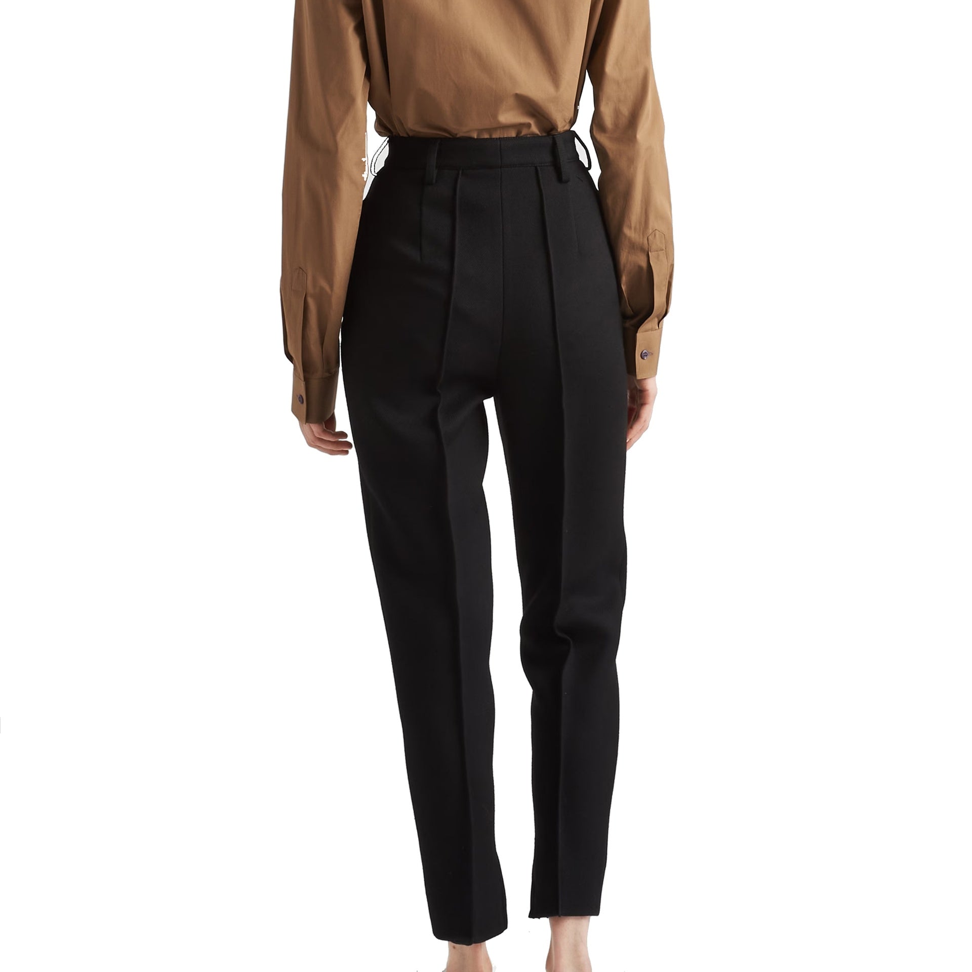 Wool Pants Black Virgin
