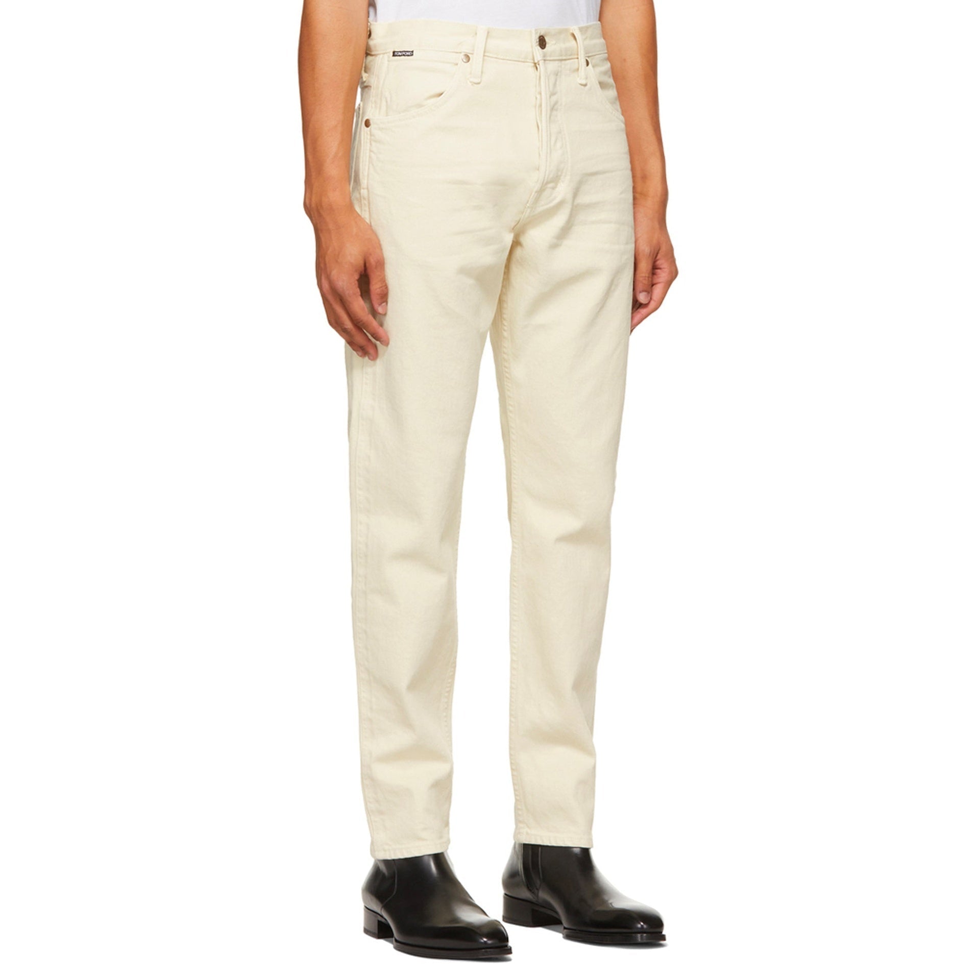 Tom Ford Denim Jeans White Cotton