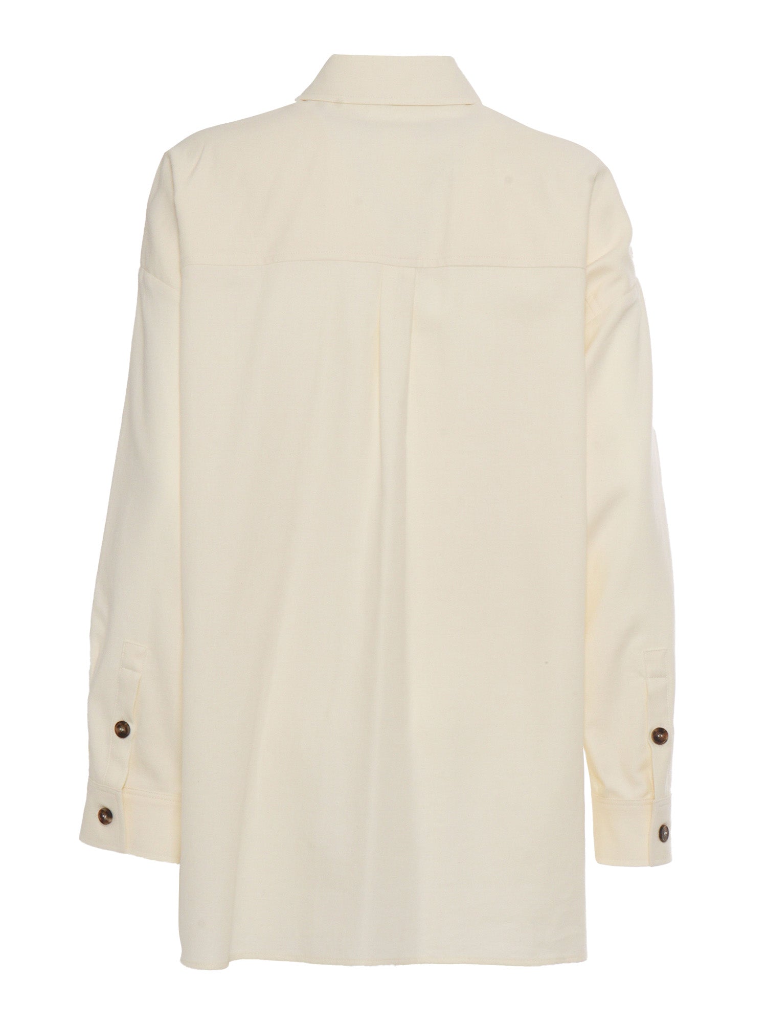 Rolf Ecru Jacket White Cotton Blouse