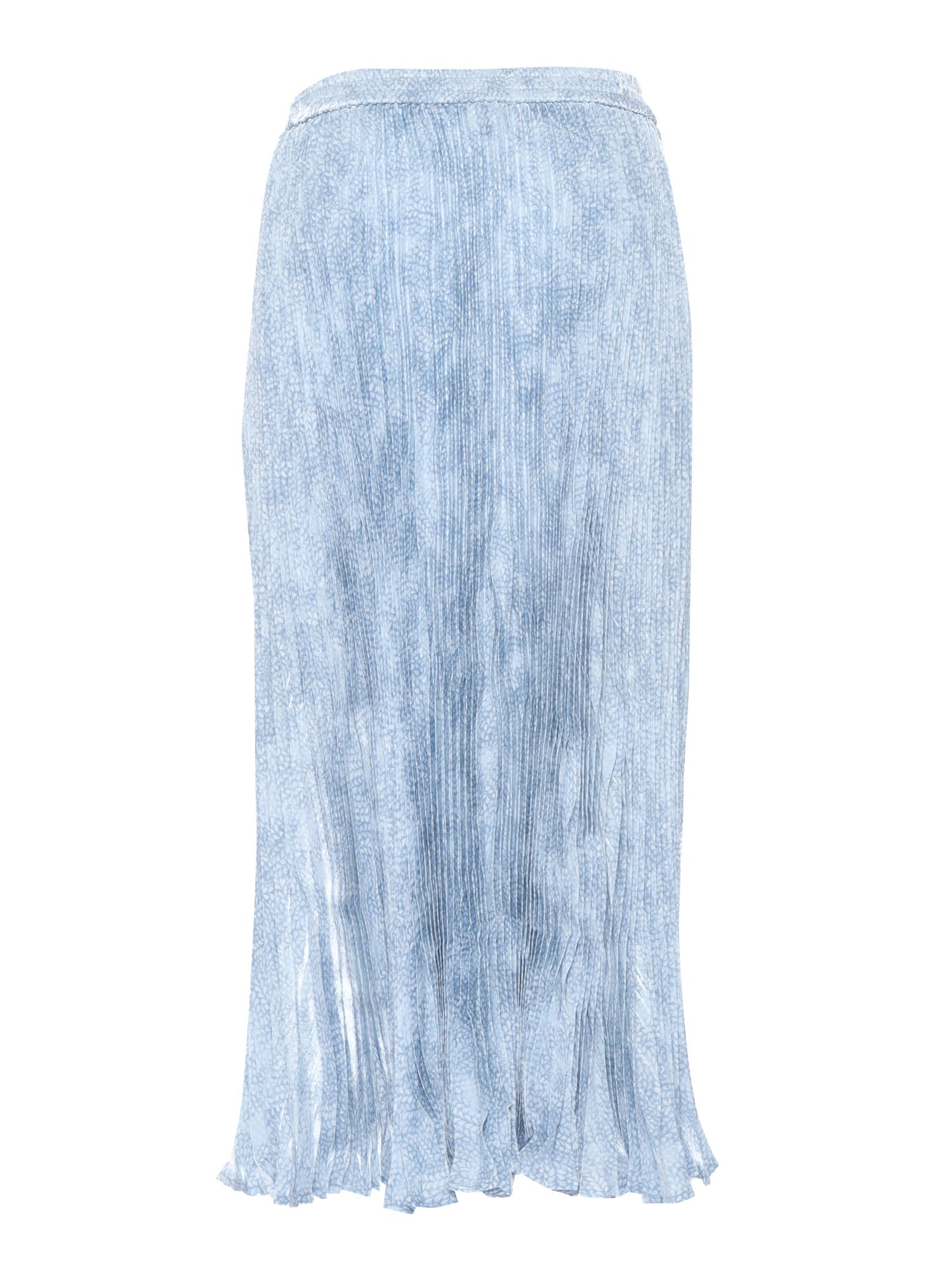 Petal midi skirt Blue Polyester