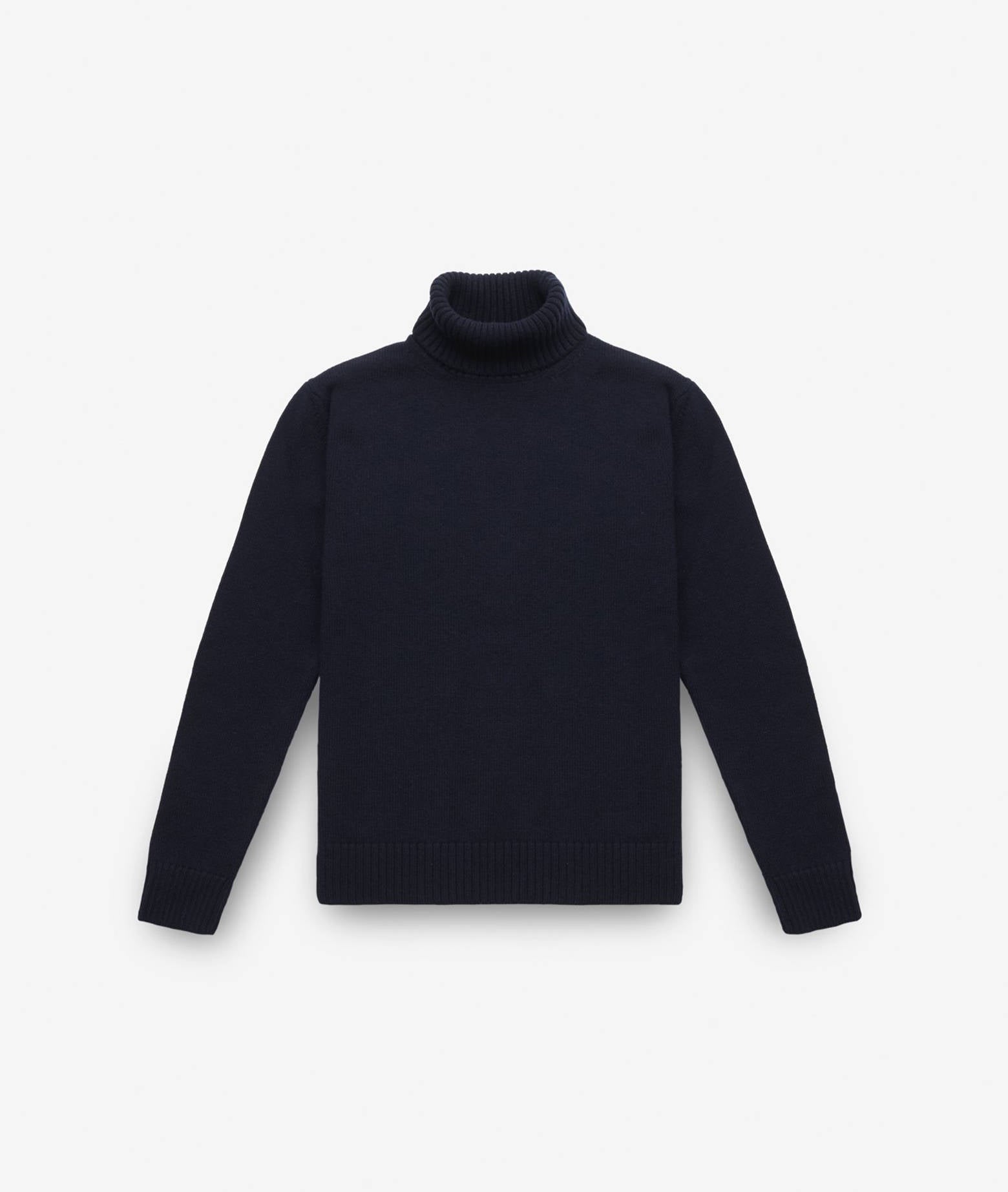 Turtleneck Cashmere Sweater Winnipeg Midnightblue Knitwear