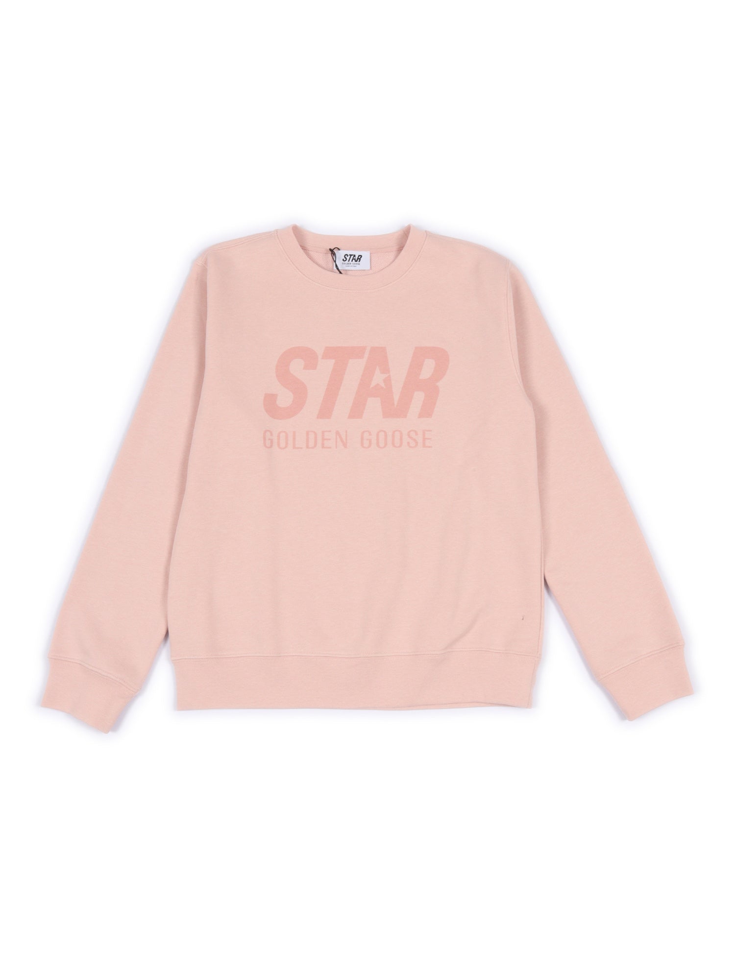 Star Girls Crewneck Regular Sweatshirt New Logo Print Pink