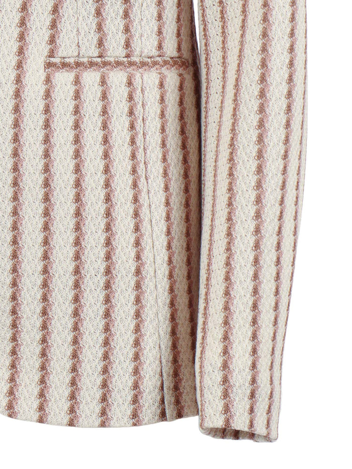 SLIM LONG CO Beige Cotton� Jacket