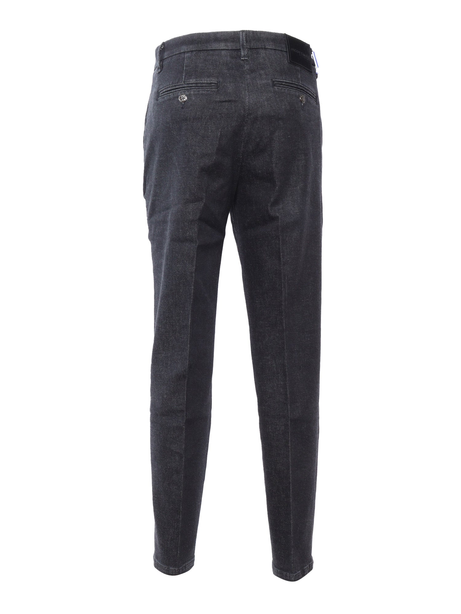 Denim Pants Black Cotton Cashmere Elastane Jean