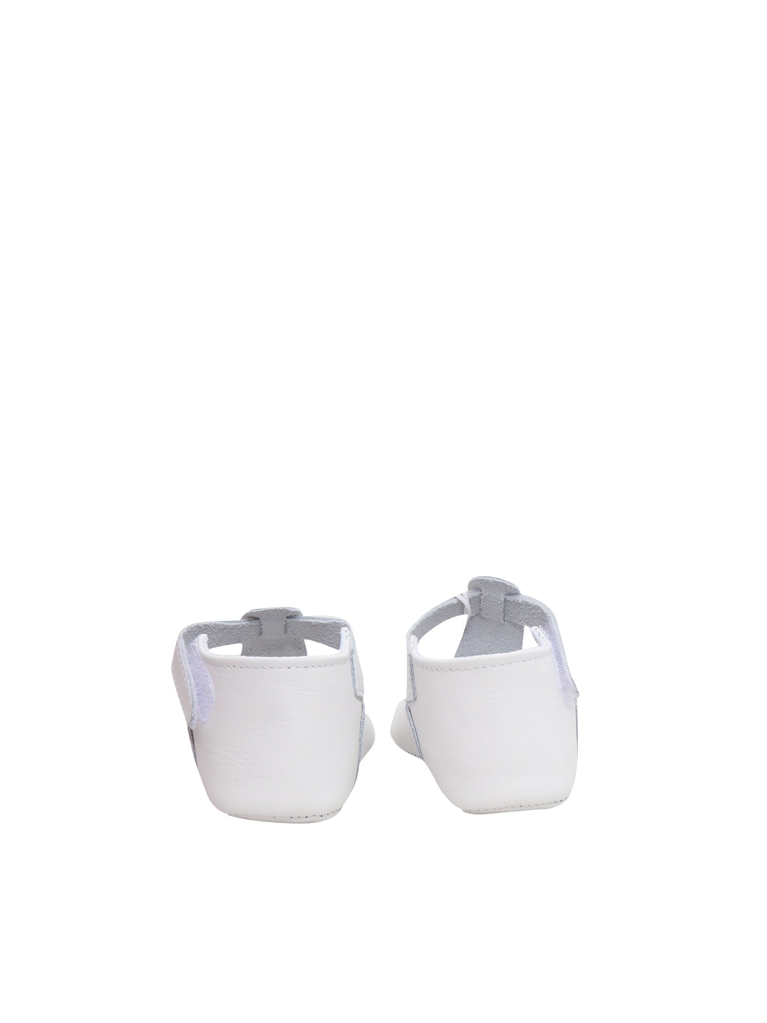 NEWBORN SHOES White Genuine Leather