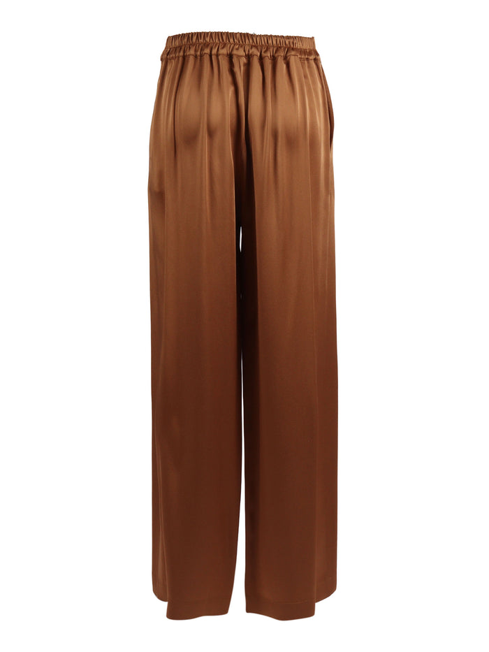Large Pants Bronze Acetate Viscose