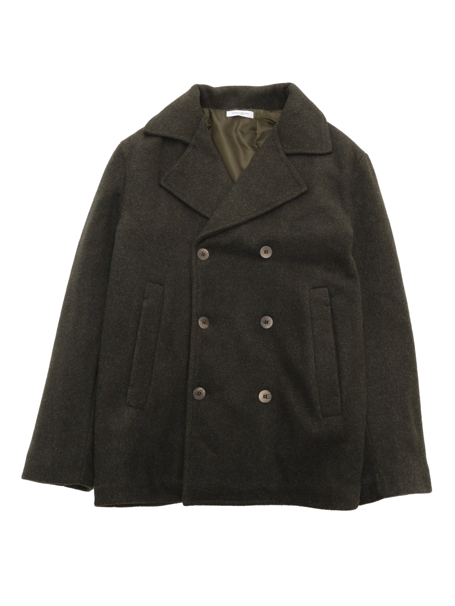 Boy Jacket Green Polyester Viscose Heavy