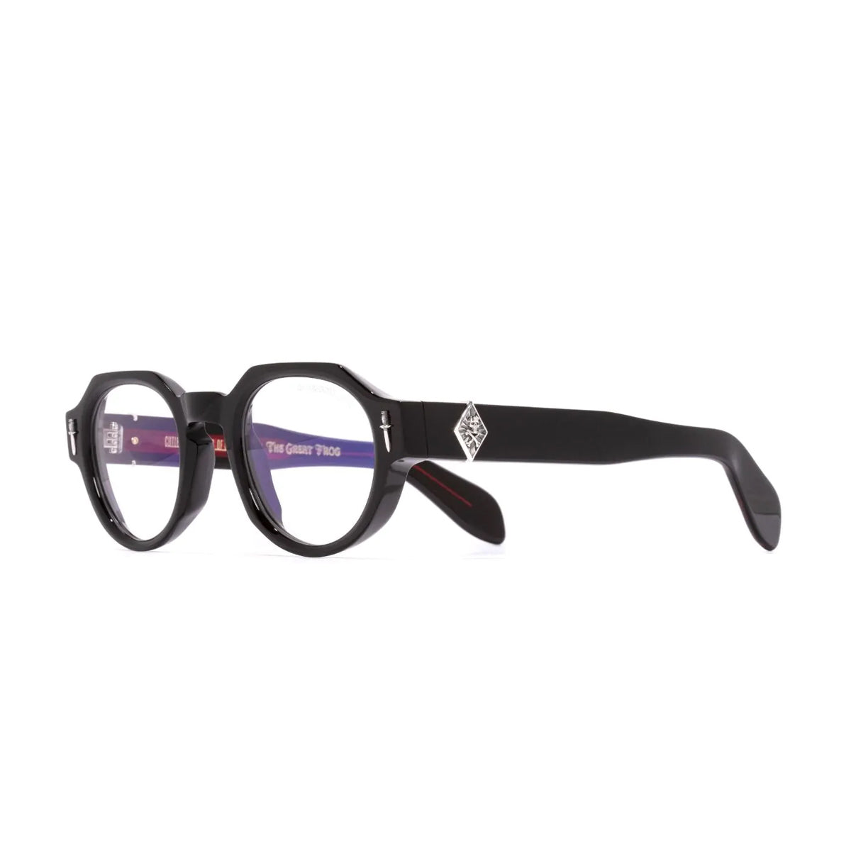 Cutler And Gross Great Frog 006 01 Nero Acetate Occhiali Vista