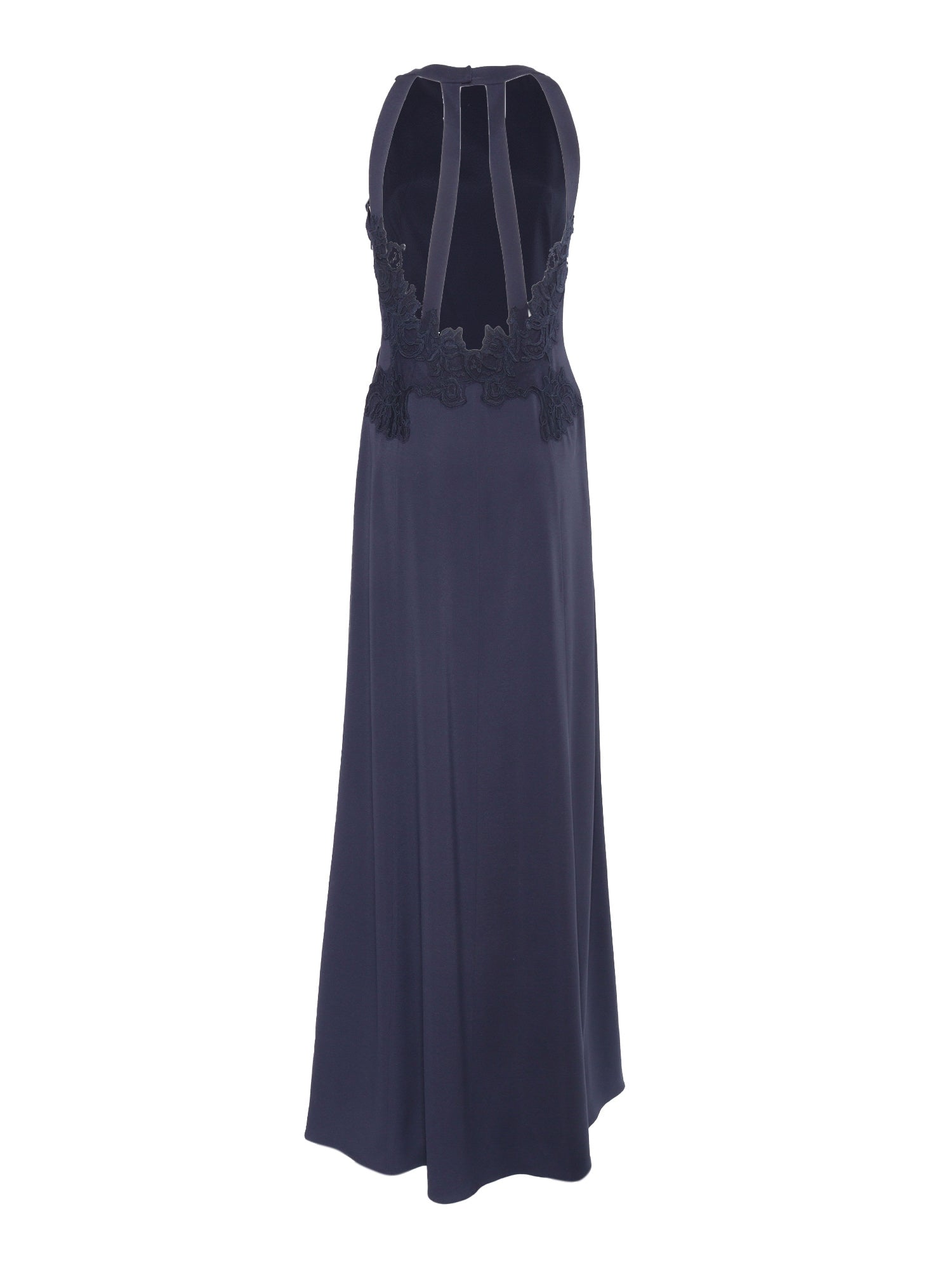 Long blue dress Acetate Viscose Elastane Midi