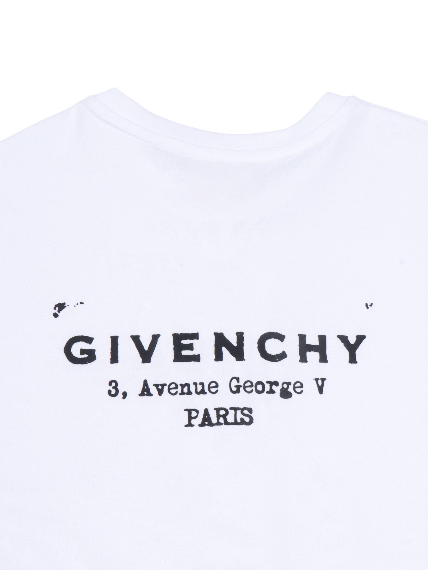 T-SHIRT White Cotton Short Sleeves
