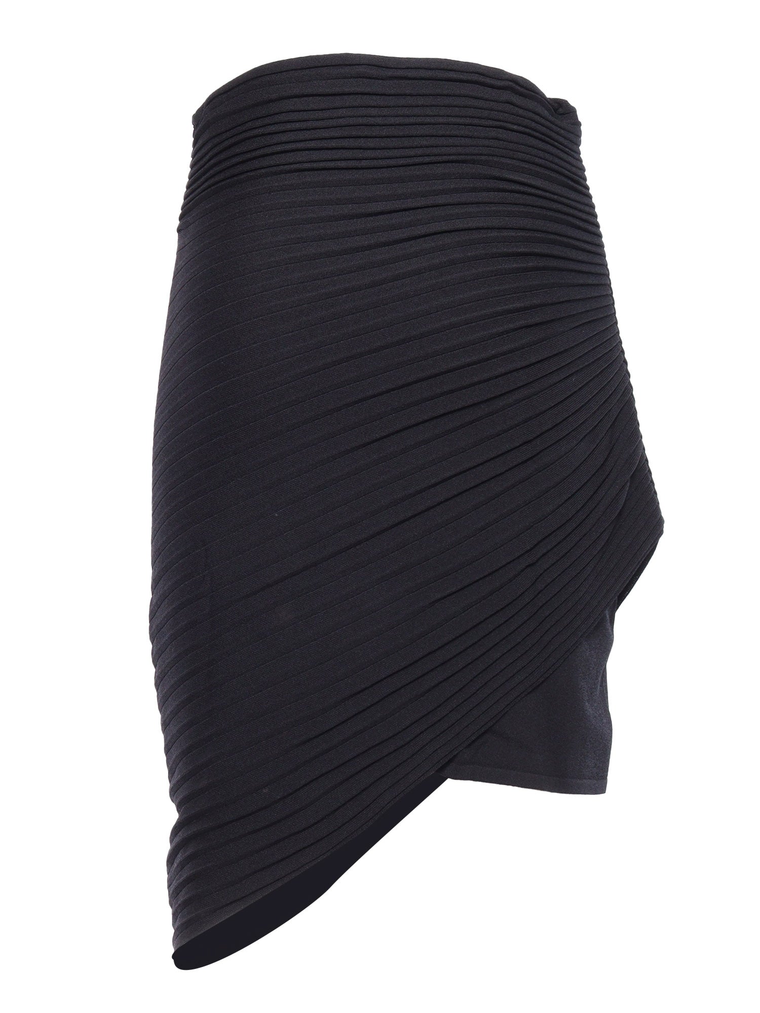 Skirt Black Viscose Polyamide
