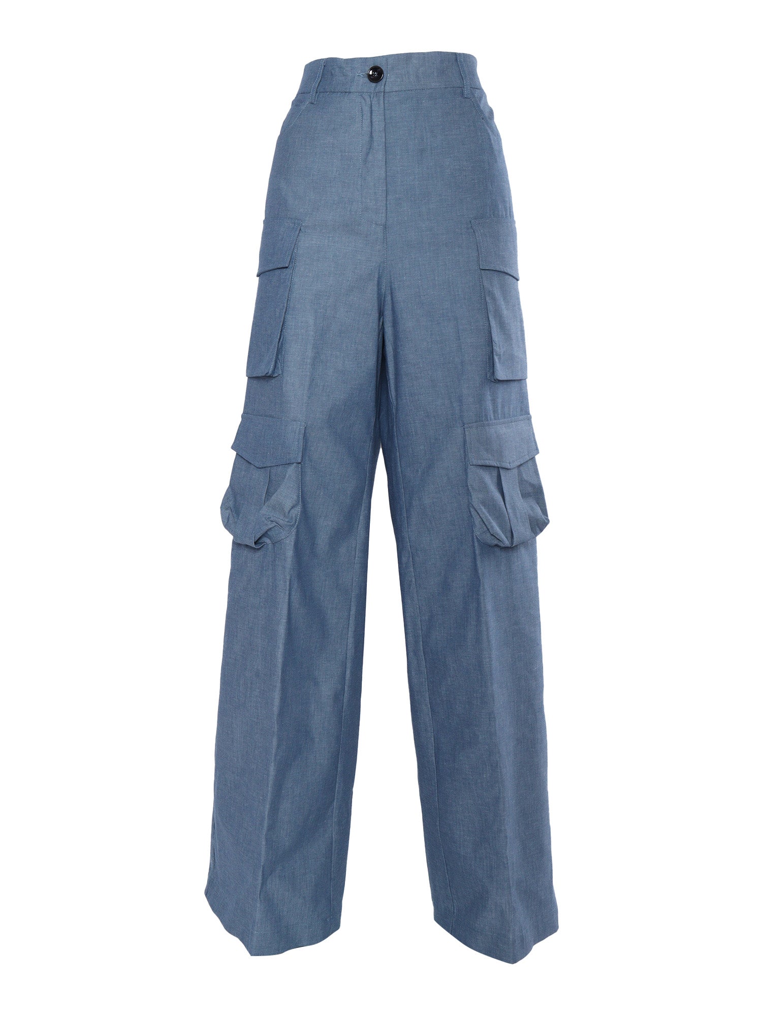 Light blue cargo jeans Cotton Pant