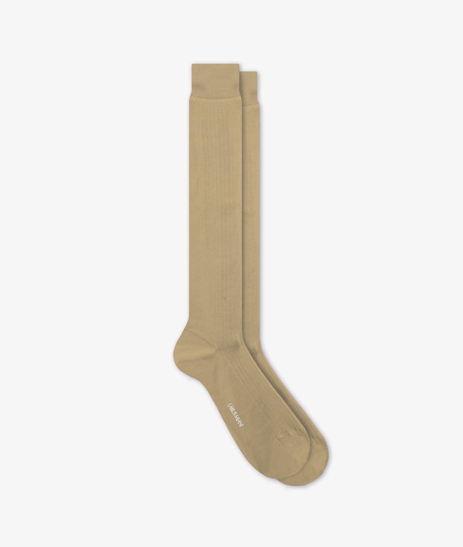 Ribbed Socks Beige